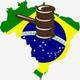 Mapa brasil flat