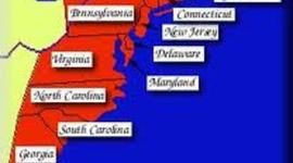 Timeline: 13 Original Colonies