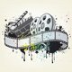 7580302 design element for movie theme