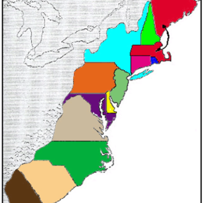 Timeline: the 13 colonys