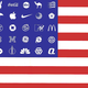 Corporate logo us flag