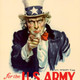Uncle sam i want you for u s army wwii war propaganda art print poster