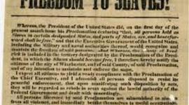 Timeline: Emancipation Proclamation