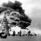 Ww2 uss bunkerhill aircraft attack carrier deck ww2