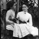 220px helen keller with anne sullivan in july 1888