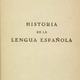Historia de la lengua