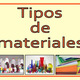 Portada tipos de materiales