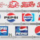Logo evolution brand companies pepsi