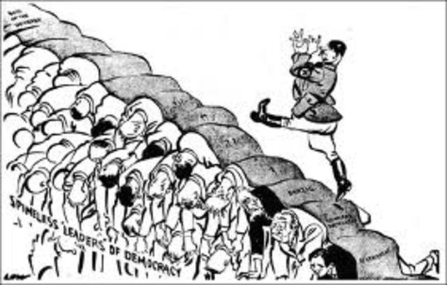 Causes of the second world war timeline | Timetoast timelines