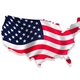 Usa flag map1