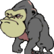 Imagen animada gorila 02