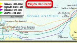 Timeline: LOS VIAJES DE CRISTOBAL COLÓN
