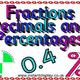 Fractions  decimals and percenatges