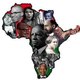 Afro history faces in africa