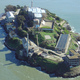 Alcatraz island  helicopter view