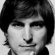 Steve jobs black and white