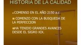 Timeline: historia de la calidad