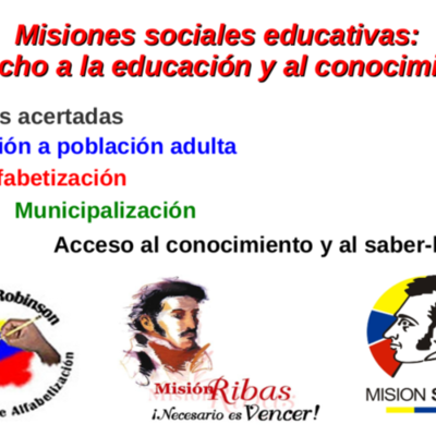 Timeline: Misiones Educativas en Venezuela