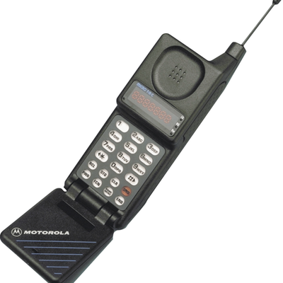 Timeline: foto del primer movil de papá