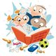 Kids reading