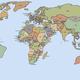 Political world map