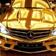 Golden mercedes wallpaper
