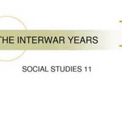 Timeline: The Inter-War Period