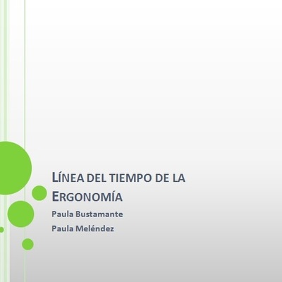 Timeline: Ergonomia