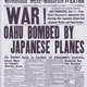 Pearl harbor attack newspaper