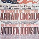 Abraham lincolnandrew johnson campaign poster
