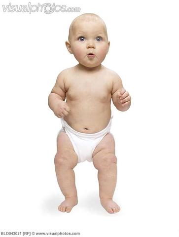 when baby stand without support