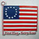 Betsy ross first flag magnet