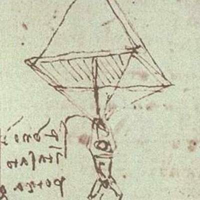 Timeline: history of falling projectiles (parachute)