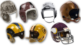 Timeline: Evoultion of the football helmet