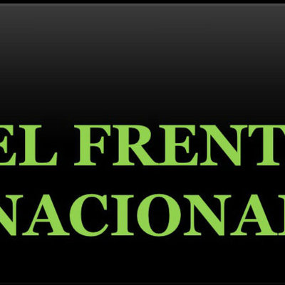Timeline: El frente nacional hasta el dia de hoy