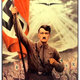 Hitler waving flag