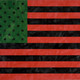Cameron african american flag after david hammons 2009