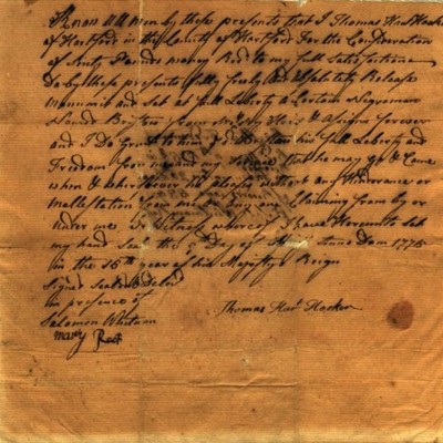 Timeline: African American Slaves and the Gradual Emancipation