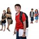 Kids and backpacks
