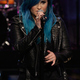 Demi lovato blue hair vertical