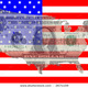 Stock photo one dollar bill with american map flag frame 2671159