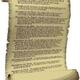 Bill of rights scroll