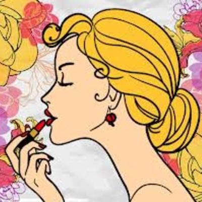 Timeline: Evoluciòn del maquillaje para mujeres  (makeup evolution to women)