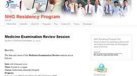 Timeline: NHG Residency Portal