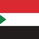 Sudan flag with stroke