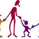 Multicolored people clipart