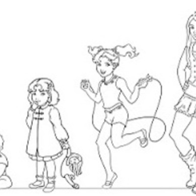 Timeline: Valeria's languages learning.