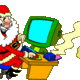 Noel correo computadora gif