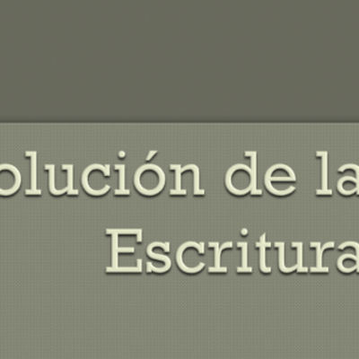 Timeline: Evolución de la Escritura
