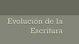 Timeline: Evolución de la Escritura